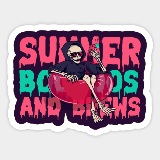 boos and brews Sticker